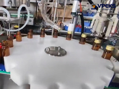 小量液体詰め込み生産ライン,ボトル解凍機,蓋機,ラベル機械